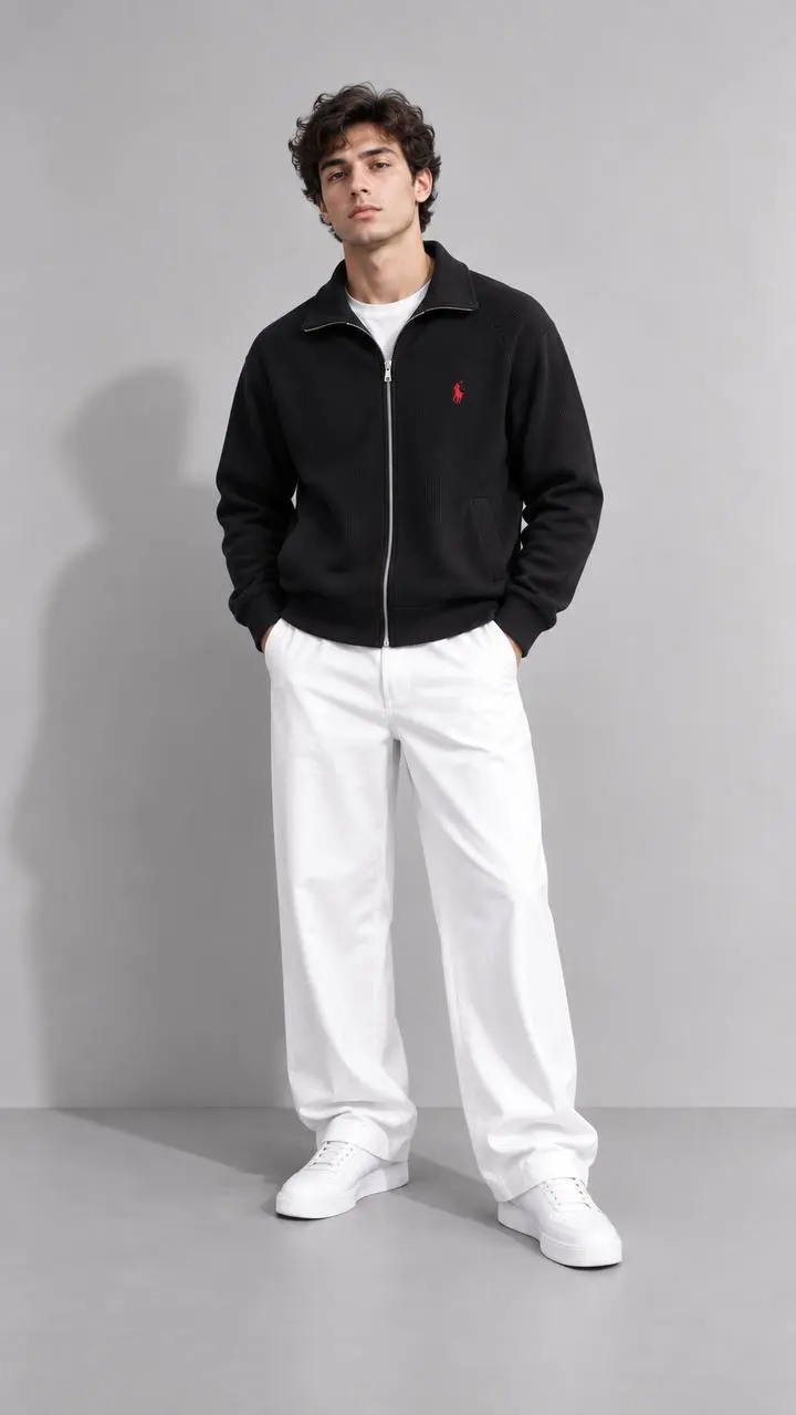 Classic Zip Jacket in Black