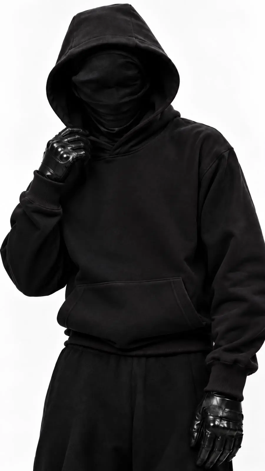 Arched Logo Hoodie in Black, photo 3