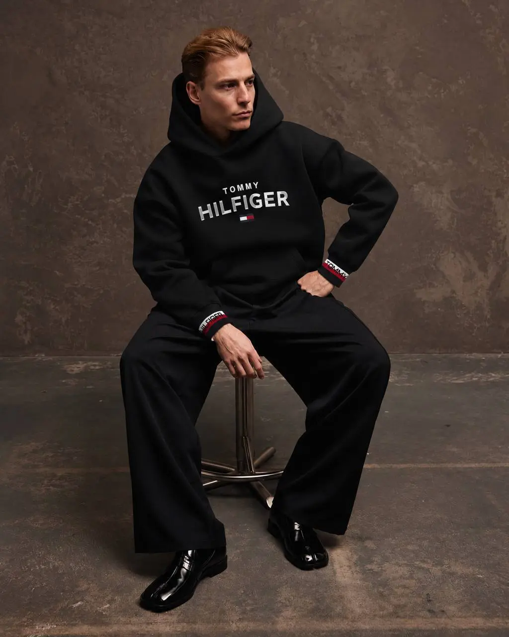 Flag Logo Hoodie in Black, photo 2